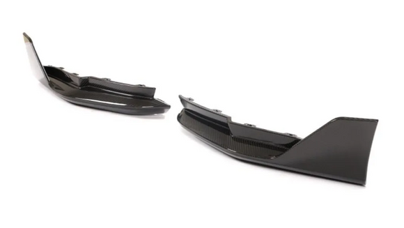 Dry Carbon Fiber Rear Bumper Splitters V1 BMW M3 G80