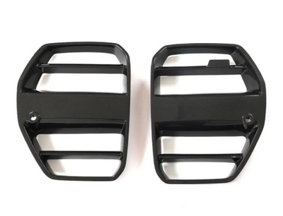Dry Carbon Fiber Front Kidney Grill V2 BMW M3 G80 | M4 G82 G83 - 0