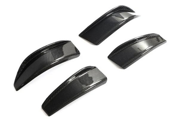 Carbon Fiber Front Bumper Canards V2 BMW M3 G80 | M4 G82 G83 2021-2024