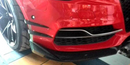 Carbon Fiber Front Bumper Fins 4pcs/set for Audi 8V A3/S3 Sedan 4door 14-15-2