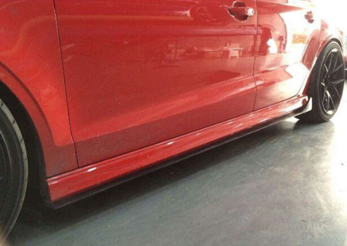 Carbon Fiber Side Skirts for Audi A3/S3 Sedan 4-Door 2014-2017