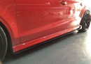 Carbon Fiber Side Skirts for Audi A3/S3 Sedan 4-Door 2014-2017-2