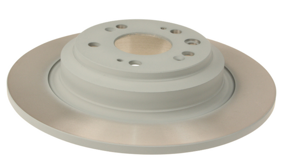 Akebono PRO-ACT High Carbon Zinc Coated Brake Disc (Rotor) Rear 2009-2014 Acura TL