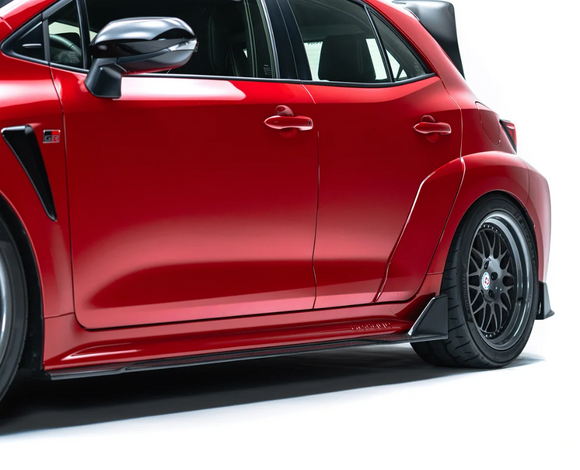 TOYOTA GR COROLLA CARBON FIBER SIDE SKIRTS