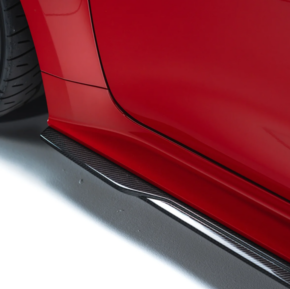 TOYOTA GR COROLLA CARBON FIBER SIDE SKIRTS