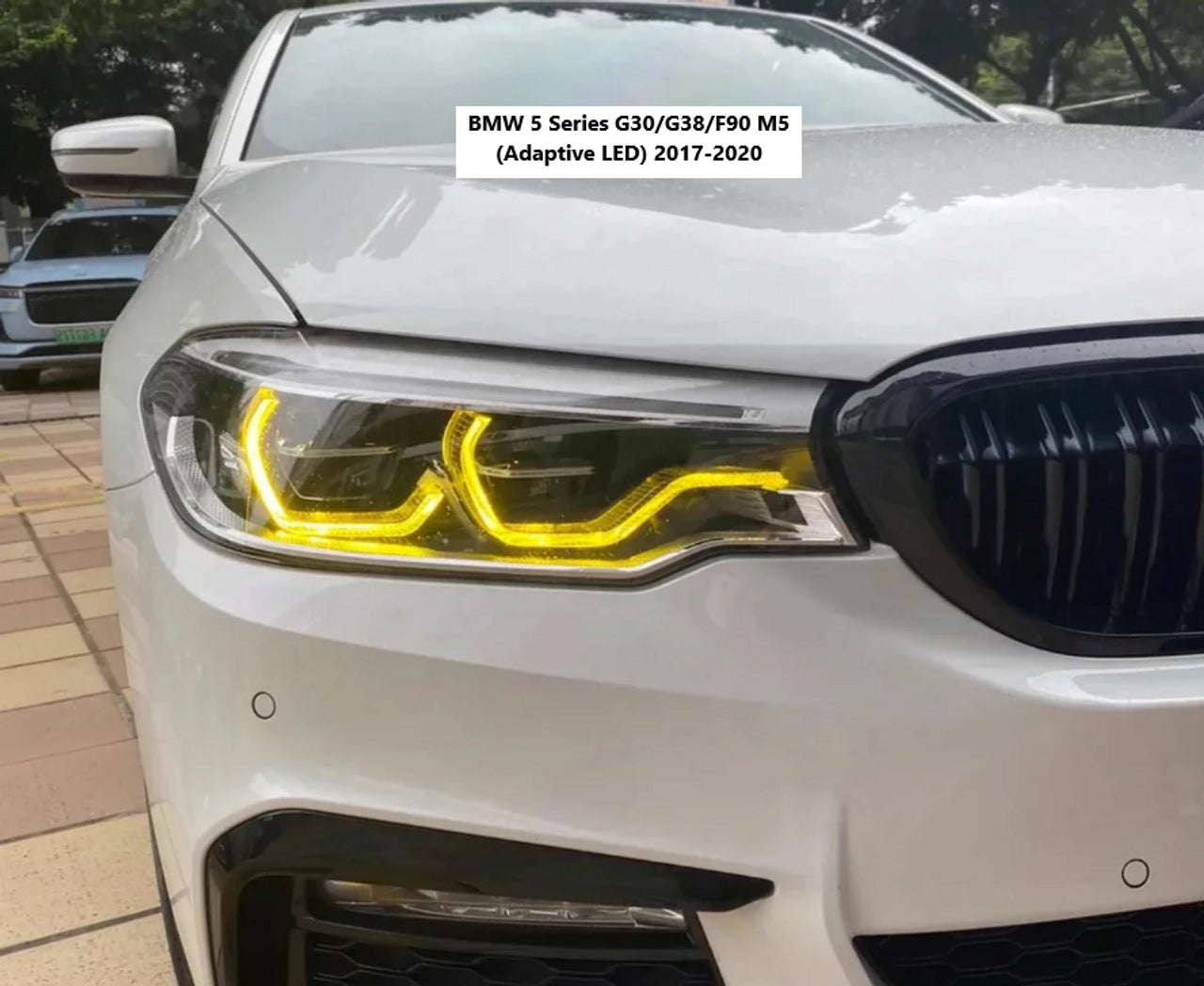 MAD Yellow DRL LED Module Set - Fast Swap, Plug & Play BMW 5 Series G30/G38/F90 M5 (Adaptive LED) 2017-2020