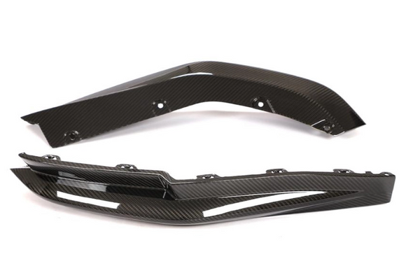 Dry Carbon Fiber Rear Side Splitters for BMW 3 Series G80 M3 Competition Sedan 4D 2021-2022