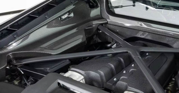 Dry Carbon Fiber Engine Bay Side Panel 2pcs/set for Audi R8 Coupe 2023