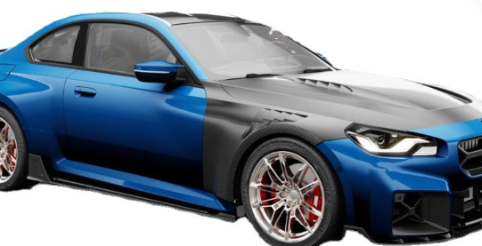 Dry Carbon Fiber Vented Fenders For BMW G87 M2 Coupe 2022-24