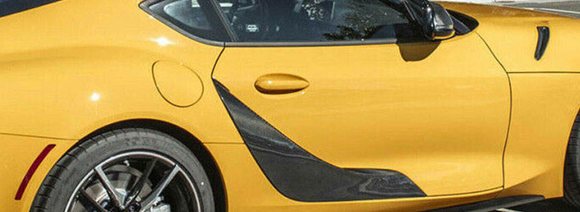 Dry Carbon Fiber Door Trims for Toyota Supra A90 2019-2024