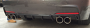 Carbon Fiber Rear Diffuser for BMW F30 335i M Sport Sedan Quad Tips-3