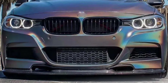 Carbon Fiber Front Lip V2 For BMW 3Series F30 F31 320i M Sport 12-17