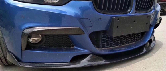 Carbon Fiber Front Bumper Canards for BMW F30 F31 318i 320i 328i 330i M Sport 2013-2018