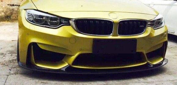 Carbon Fiber Front Lip V4 for BMW F80 M3 F82 F83 M4 14-19
