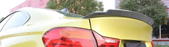 Carbon Fiber Rear Trunk Spoiler V6 for BMW F82 M4 Coupe 2-Door 2014-2017