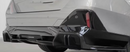 Dry Carbon Fiber Rear Diffuser for BMW 5 Series I5 G60 M Sport X Drive Electric 2024+-2