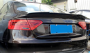 Carbon Fiber Rear Trunk Spoiler Wing For Audi A5 Sline S5 B8.5 Sedan 2012-2016-3