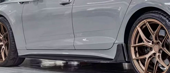 Carbon Fiber Side Skirts for B9.5 Audi S5 A5 S Line Sportback 4-Door 2020-23