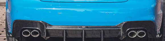 Dry Carbon Fiber Rear Diffuser for Audi A5 Quattro S Line S5 Sportback 2D 4-Door 2020-2021