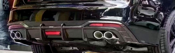 Carbon Fiber Rear Diffuser V2 for B9.5 Audi A5 Sline S5 Sportback 2021-2024