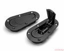 Seibon Universal AeroCatch Plus Flush Hood Latch and Pin Kit - Black - With Lock-1
