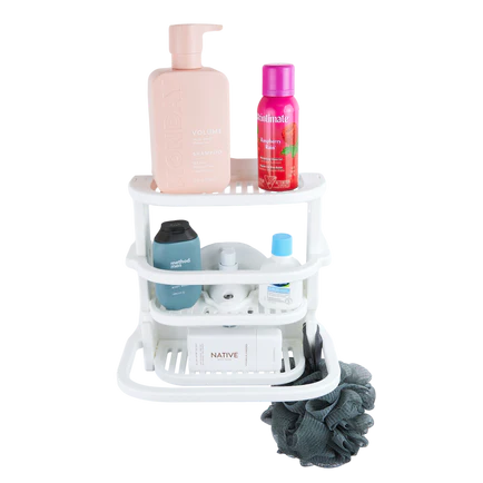SeaSucker Shower Caddy - White - 0