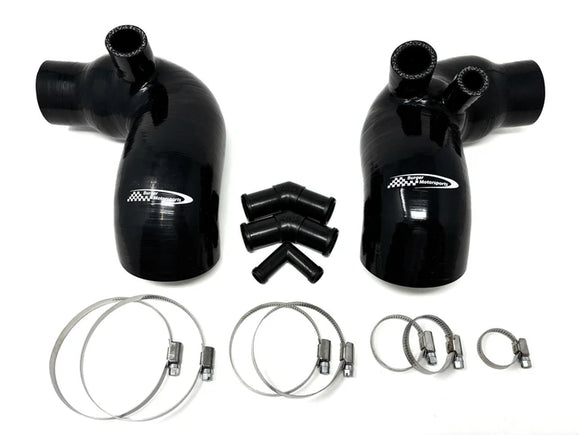 BMS High Flow Silicone Turbo Inlets for Kia Stinger/Genesis G70 3.3L