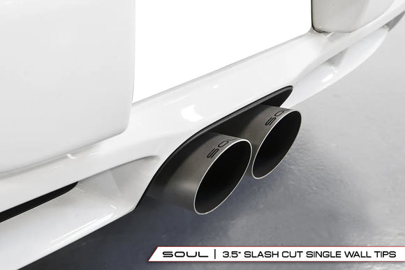Porsche 987.2 / 981 Boxster / Cayman SOUL Bolt-On X-Pipe With Tips