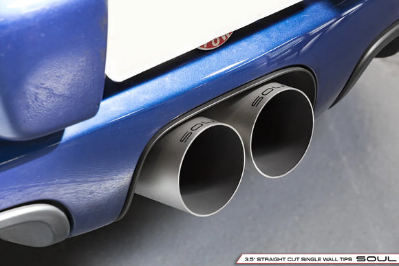 Porsche 987.2 / 981 Boxster / Cayman SOUL Bolt-On X-Pipe With Tips