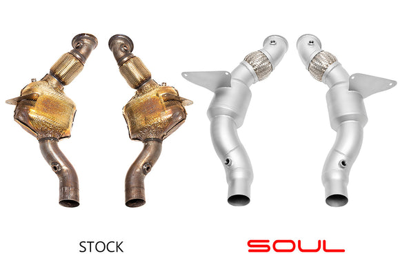 Ferrari 488 SOUL Sport Catalytic Converters