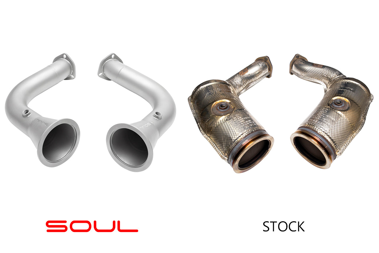 Audi RS Q8 Cat Bypass Pipes