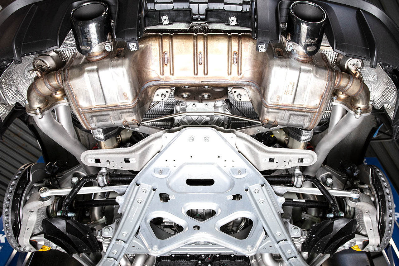 Porsche 718 GT4 / Spyder / GTS 4.0L SOUL Resonated Over Axle Pipes
