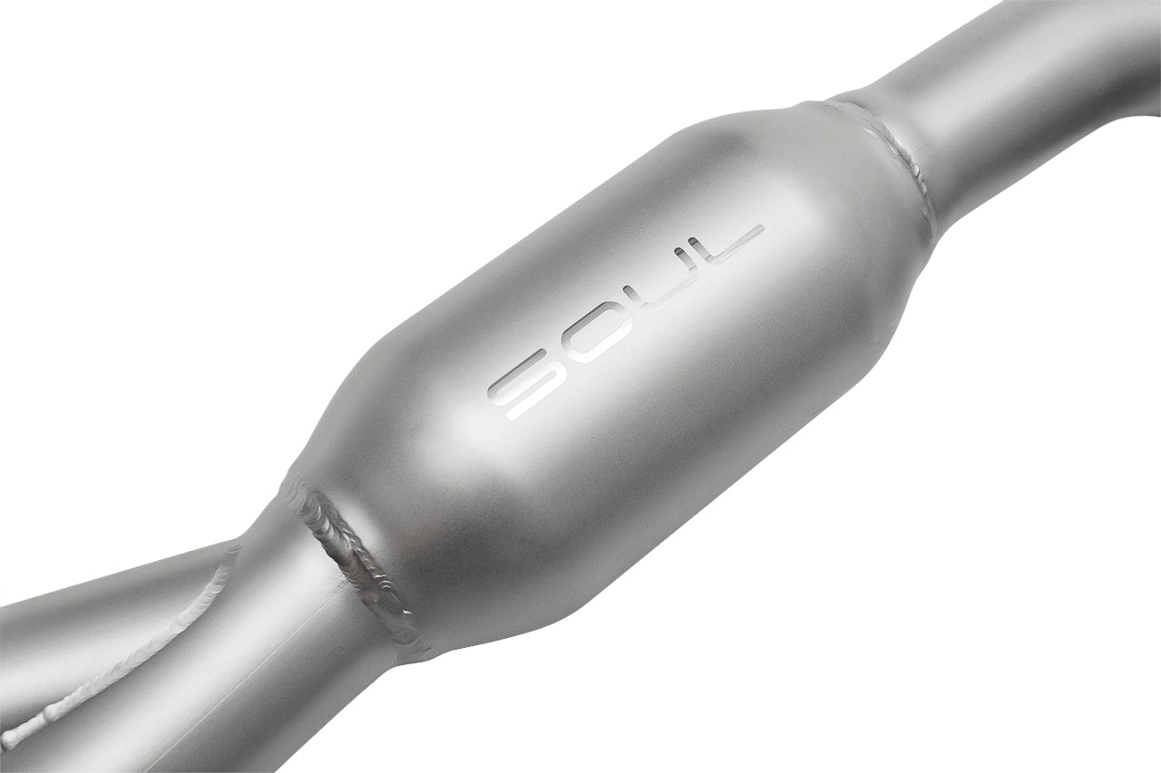 Porsche 718 GT4 / Spyder / GTS 4.0L SOUL Resonated Over Axle Pipes