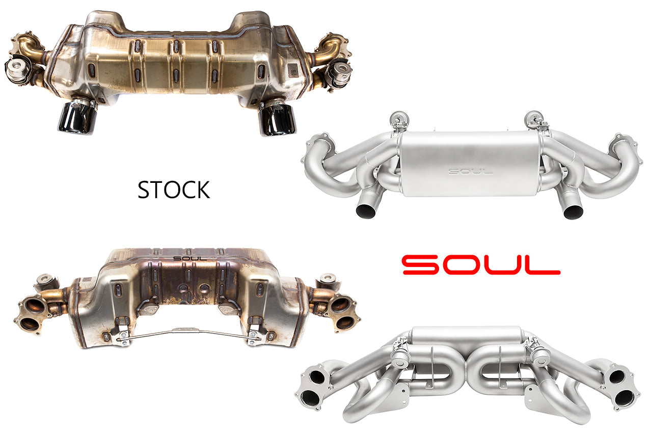 Porsche 718 GT4 / Spyder / GTS 4.0L SOUL Valved Exhaust System