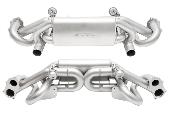 Porsche 718 GT4 / Spyder / GTS 4.0L SOUL Valved Exhaust System
