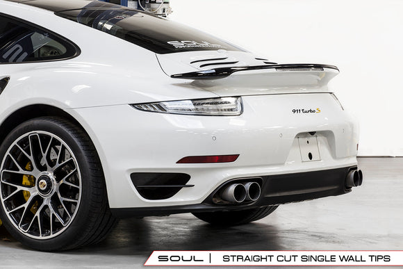 Porsche 991 Turbo Bolt On Exhaust Tips