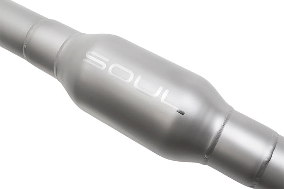 Porsche Macan 2.0T Resonated Muffler Bypass Exhaust