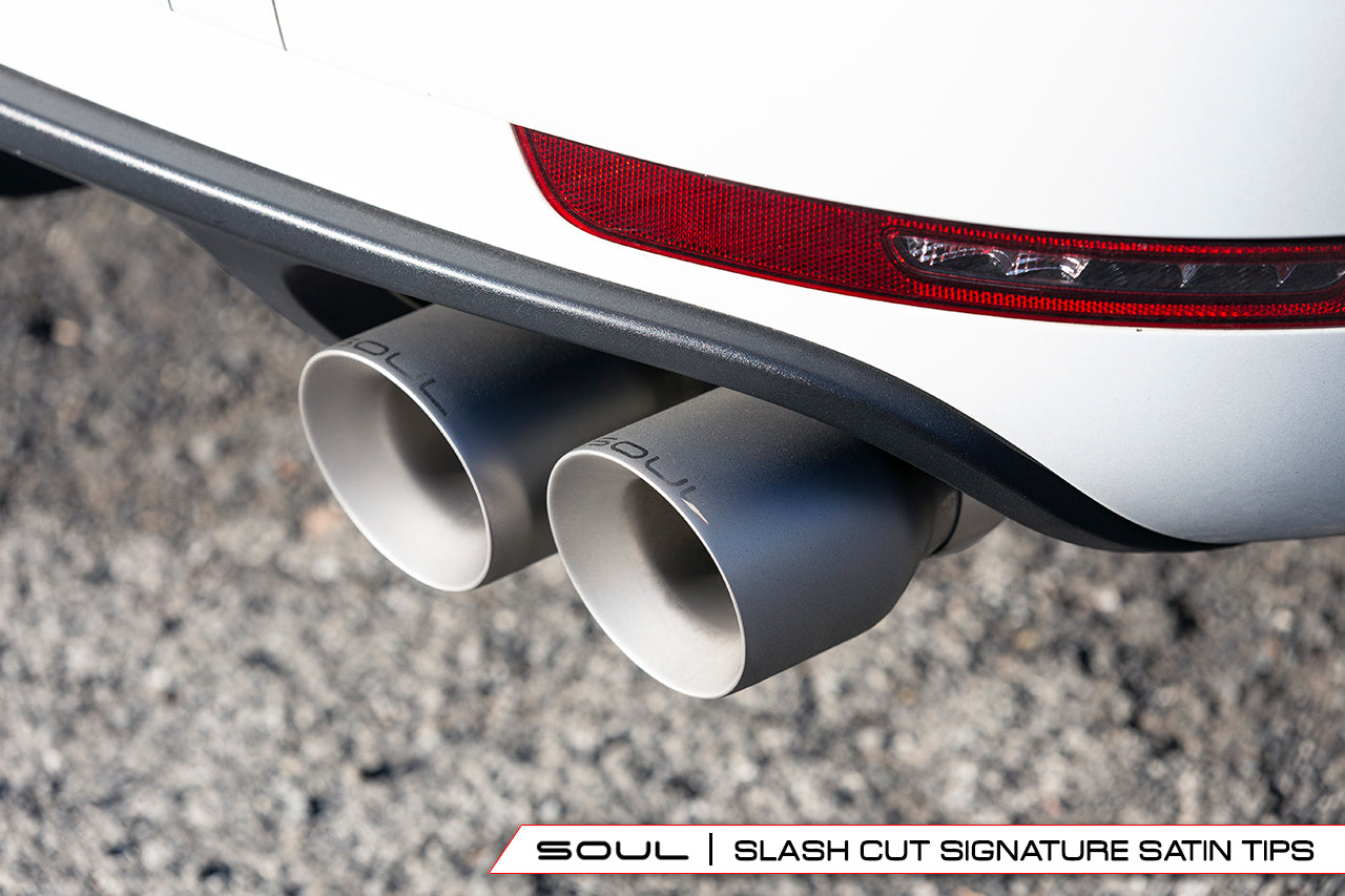 Porsche Macan 2.0T Resonated Muffler Bypass Exhaust