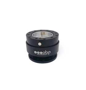 Quick Release Steering Wheel Round Hub - Black - 0