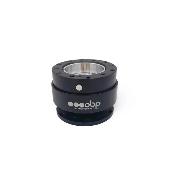 Quick Release Steering Wheel Round Hub - Black