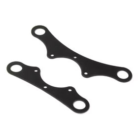Steering Wheel Four Button Holder Plate Kit, Aluminum (2-piece)