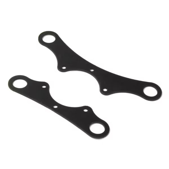 Steering Wheel Four Button Holder Plate Kit, Aluminum (2-piece)