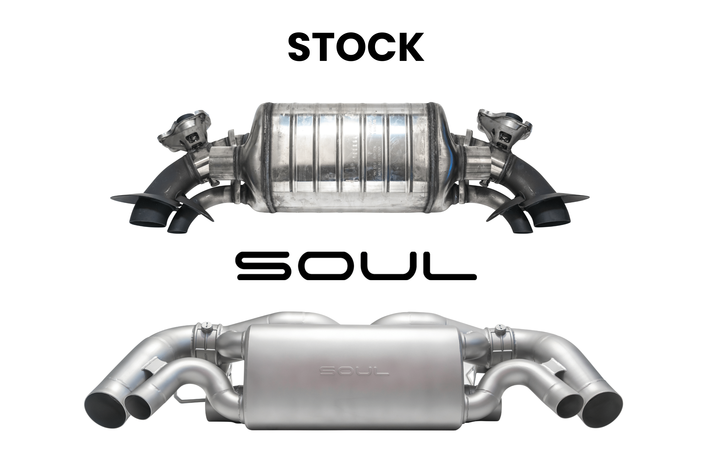 Porsche 992.2 Carrera (Base / S / T) Valved Exhaust System - 0