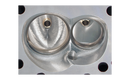 AFR 23 SBC Cylinder Head 195cc Street Heads. L98 angle plug w/heat riser. 75cc.-2
