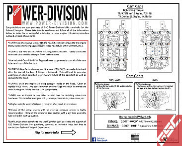 GSC P-D 02-05 2.0L WRX S2 Cams 272/272 Billet