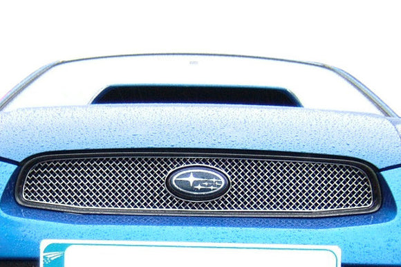 Zunsport Subaru Impreza Blob Eye Top Grille - Silver finish