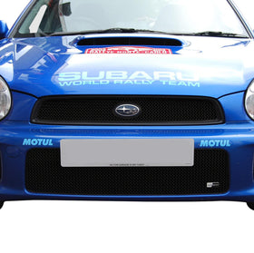 Zunsport Subaru Impreza Bug Eye Top and Lower Grille Set - Black finish