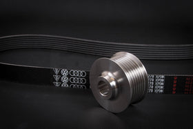 FORGE SUPERCHARGER REDUCTION PULLEY AND BELT - 0