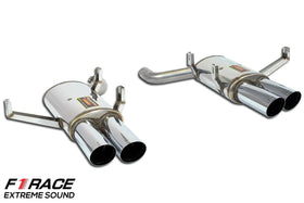 Supersprint BMW E39 M5 Stainless Rear Exhaust - F1 Race 4x90mm