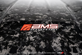 AMS Performance Toyota GR Supra Chopped Carbon Fiber Engine Cover – 20th Anniversary Limited Edition - 0